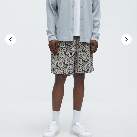 Jacquard Knit Men’s Shorts - Picture 1 of 8